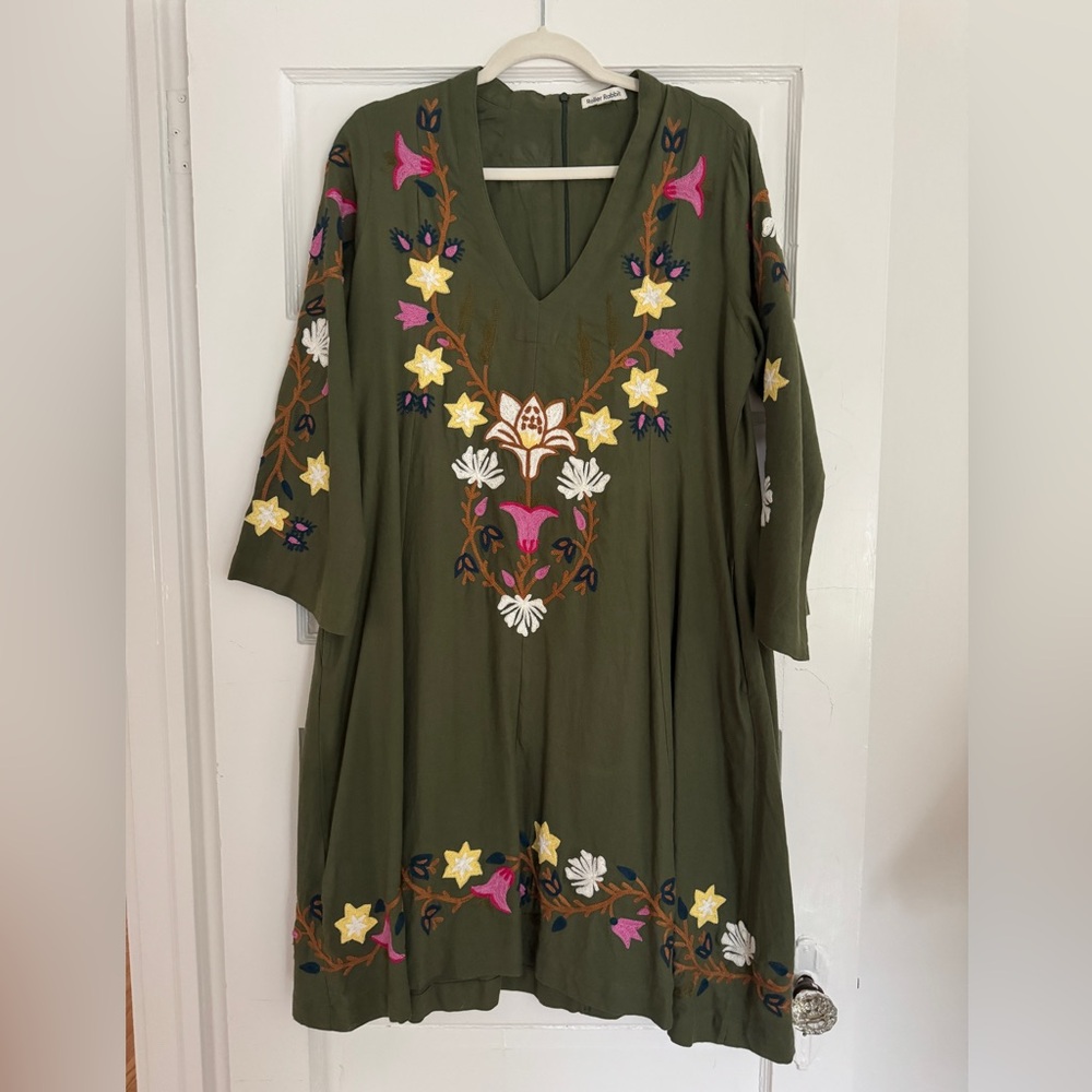 Roller Rabbit Embroidered Dress